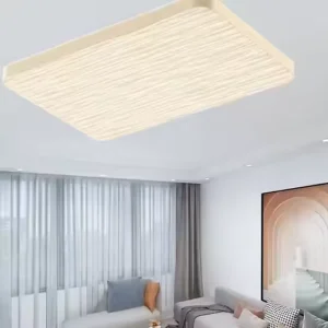 35cm 3CCT Iron Luxury Creative LED Ceiling Lights for Bedroom Living Room Warm White Rectangle Lamp Decorative Indoor Light