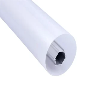 360 Degree LED Profile 76*76mm Width Tube Hang Profile Light LED Aluminum