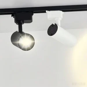 360 Degree Rotate Anti Glare COB LED Track Light CRI97 Flicker Free Spotlight for Luxury Jewelry Eyewear Display Store