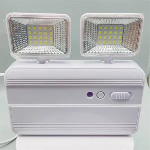 360 Rotatable 2 Lamp Heads LED Rechargeable Emergency Lighting Lamp Small Consumer Multi Function Portable Switch Detection