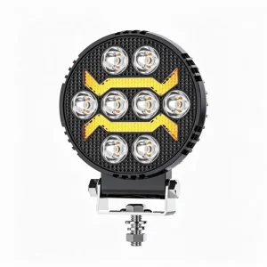 3600LM Two-Tone LED Spotlight for Safari Rally Trawler IP69K Double-Arrow Diecast Aluminum Round Driving Lamp