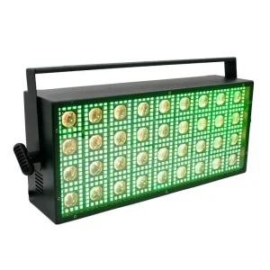 36PCS 3W Warm White + 648PCS RGB 0.2W Hybrid Power DMX512 for Stage Architectural LED Matrix DJ