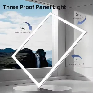 36W 600×600 6060 3CCT Adjustable Led Frame Panel Light by Switch 3000K 4000K 6000K