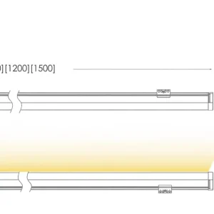 36W LED Tri proof Batten Light IP65 Waterproof CE ROHS Certified 5 Year Warranty Indoor Commercial Lighting