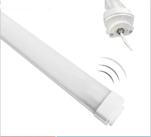 36W Suspended Mounting Dimming IP65 Waterproof LED Linear Light With Built-in Microwave Motion Sensor