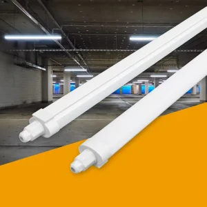 3CCT Dimmable 140lm/W 18W 36W 50W Tri Proof Lamp New Design IP65 IK08 PC Cover Tri Proof LED Light for Parking Lot