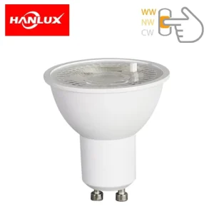 3CCT LED Ceiling Bulb 220-240V White Plastic 3.3W 4.7W LED GU10 MR16 Bulb Lamp for Indoor Downlight Spotlight Lighting