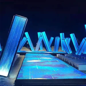 3D Dance Floor Interactive Stage LED Floor Waterproof Full Color Led Dancing Floor for Disco
