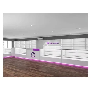 3D Video Designer Smoke Shop Tobacco Store Display Cabinet