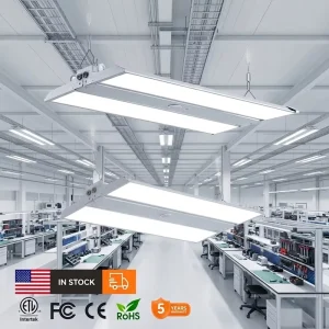 3FT 300W Industrial Warehouse Garage Workshop Lamp High Brightness Energy saving Linear High Bay Light with 5 Years Warranty