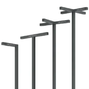 3M 4M 5M High Pole LED Outdoor IP65 Waterproof Post Pole Light Street Landscape District Park Road Lighting Garden Light