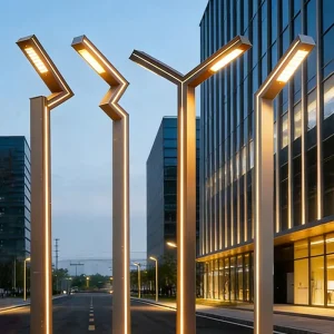3M LED Solar Garden Light Warm White IP65 Aluminum Outdoor Street Pathway Yard Landscape Lighting