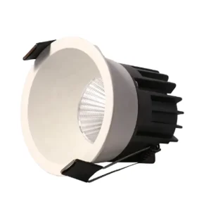 3W 24W Rotatable Fire Rated Spot Light COB LED White Black Color Reflector Ceiling Spotlight