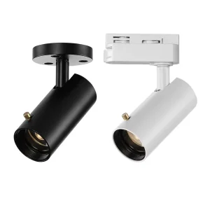 3W 5W Aluminum Focusable COB Track Lighting Modern LED Source for Commercial Museum Store Black White Track Lights
