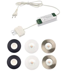 3W Dimmable Mini Down Light Surface Under Cabinet Light for Kitchen Cupboard Wine Cabinet
