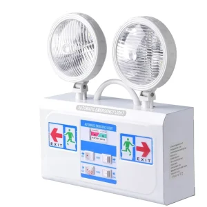 3W Factory Rechargeable Self Testing Professional Fire Emergency Lamp Twinspot Emergency Light