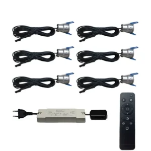 3W IP65 Waterproof Aluminum Outdoor Display Ceiling Mini LED Spotlight with Remote Control