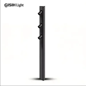 3W LED Aluminum Vertical Spotlight Modern Standing Light for Jewelry Showcase Display Lighting