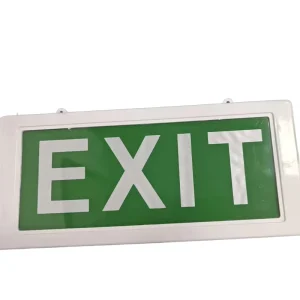 3W LED Emergency 3 hour Green IP30 Exit Sign Light Evacuation AC165 265V Safety Indication Fire Alarm Li ion Battery 6000K