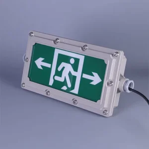 3W LED Explosion Proof Emergency Light Safety Exit Indicator Power Outage Evacuation Sign Emergency Lighting