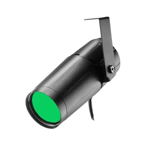 3W Mini LED Stage Spotlights Single Stand Pinspot Light White Emission IP55 Rated