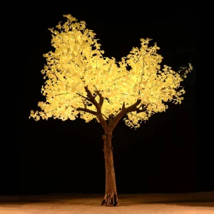 3m LED Ginkgo Tree Light Daylight IP65 Rated for Indoor/Outdoor Landscape Halloween Christmas Holiday Weddings & Parties