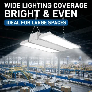 3rd Gen LED Linear High Bay Light 100W 200W 300W for Warehouse Factory Indoor Lighting