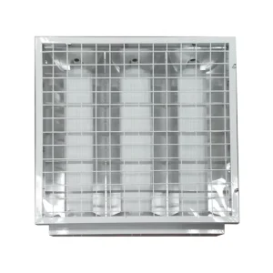 3x18W 3x20W Modern LED T5 T8 Fluorescent Grille Light Explosion Proof 2x2ft 2x4ft 5 Year Warranty Office Classroom Use