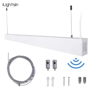 4 Ft Linkable Wall-Mounted Linear LED Light System Modern Exhibition Solutions with Innovative Circuitry Design