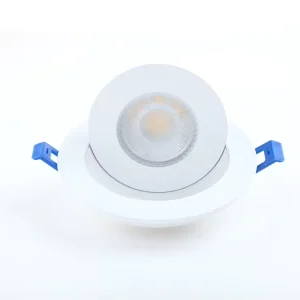 4 Inch 10W Gimbal Recessed LED Pot Lights 3500k Home Office Embedded Adjustable COB LED Ceiling Downlight