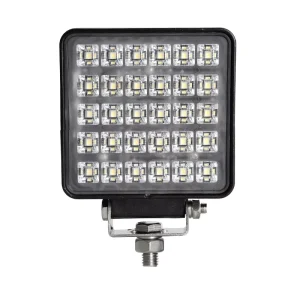 4 Inch 30W LED Work Light Flood 6000K for Truck Construction 12V 24V Aluminium Flood Square LED Working Light
