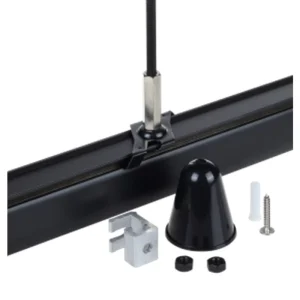 4 Wires 3 Circuits LED Spotlight Lighting Track Rail Suspension Mount System Modern Design High CRI 90 for Shop Living Room