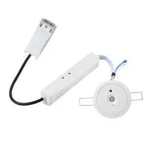 4-in-1 Emergency LED Recessed Light Dual Lens Auto Manual Test 3000mAh Battery 3 Hours Emergency Lighting for Public Areas