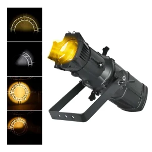 400W COB LED Imaging Ellipsoidal Moving Head Spotlight Profile Spot Warm White White DMX512 IP33 CRI 85