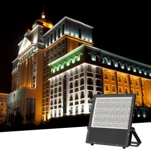 400W Outdoor Waterproof Super Slim LED Flood Light High Brightness for Buildings Industrial Garden Landscape Commercial Lights