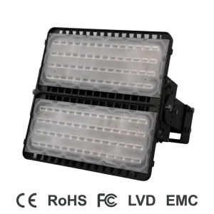 400W SMD3535 IP66 Surface Mounted High Lux Variable Temperature Heavy Duty Metal LED Flood Lights for Tunnel