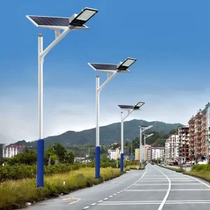 400W Solar LED Street Light with Lithium Battery Polycrystalline Panel Long Lifespan Dustproof Solar Street Road Light Lamp
