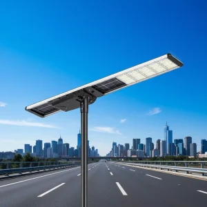 40W 60W IP66 Solar Street Light 4800 Lumens LED with LiFePO4 Battery and Motion Sensor