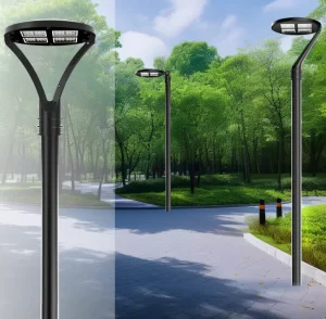 40W 70W 100W IP66 AC Waterproof LED Outdoor Post-top Light Pure Aluminum Housing Garden Court Light