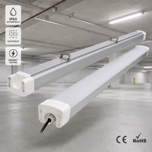 40W Led Tri Proof Light Ip65 Waterproof Linear Fixture for Warehouse Garage Parking Lot Indoor Industrial Use Project