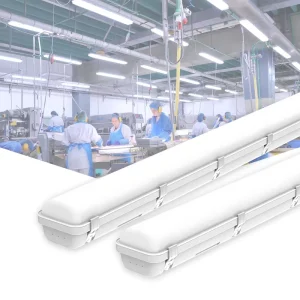 40W Modern LED Tri Proof Pendant Lamp IP65 Waterproof Linear for Indoor Outdoor Industrial & Hotel Background for Warehouse Use