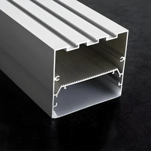 40x75mm Office LED Light Aluminum Profiles with Diffuser Pendant Linear Light Extruded Channel Supermarket Mall