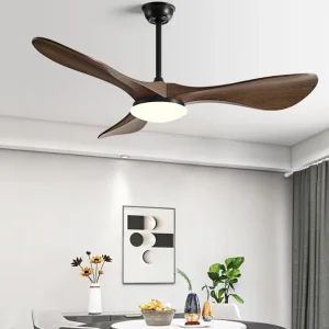 42 Inch 52 Inch 60 Inch 3 ABS Blade Reversible Remote Control Dc Motor Modern Mute Ceiling Fan With Light Home Decorative