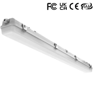 44W 5FT LED Tri Proof Batten Light IP65 IK08 Linkable Factory Warehouse Parking Lot Industrial Commercial Lamp ETL SAA CE RoHS
