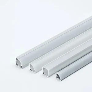 45 Degree Alu Profil for Indoor Lighting Sliver Black Ceiling Corner Led Profile Light 20*20mm Extrusion Aluminum Channel