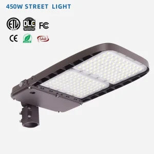 450W IP66 Waterproof LED Parking Lot Retrofit Street Light with 5-Year Warranty Motion Sensor & Remote Control
