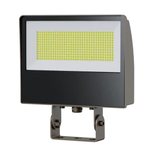 45W 60W 75W Wattage and CCT Dual Selectable 0 10V Dimming Commercial Outdoor LED Flood Light DLC Listed