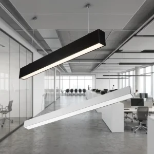45W LED Linear Lighting Pendant Tube Lights Ceiling Lamp for Office Lighting