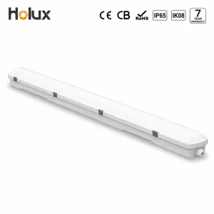 47W 7880lm 170lm/W IP65 IK08 7-Year Warranty 1500mm Waterproof LED Tri-Proof Light 7880lm Max 3CCT for Garage Warehouse Factory