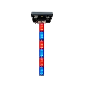 48 LED Vertical Solar Edge Marker Light SRD48 Auto Light Control PC Stainless Steel Highway Guardrail Warning Beacon Red Blue